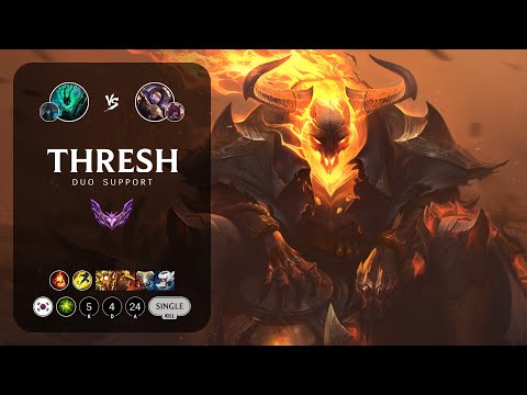 Thresh Support vs Blitzcrank - KR Master Patch 12.22