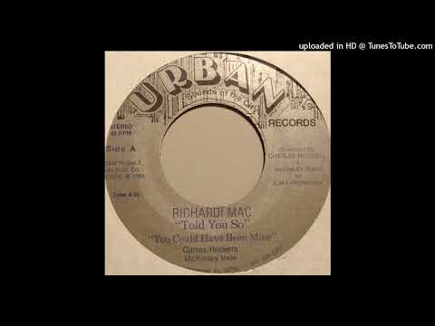 Rare Modern Soul 45 Richardi Mac - Told You So