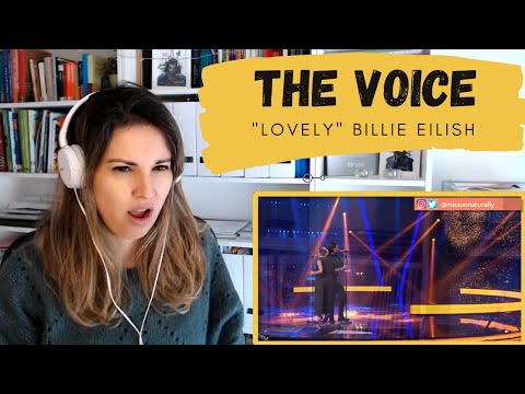 REACTING TO "Lovely" (Billie Eilish) The Voice (Albina & Filip)