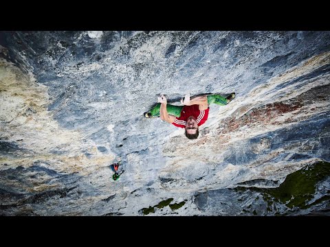 TheGift 8c climb in the Rätikon