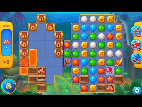 Fishdom 2021 - Level 5919   #playrix #fishdom #gaming