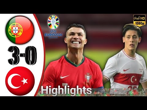 Portugal vs Turkey 3-0 | All Goals & Highlights Euro 2024 • HD1080p