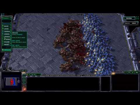 StarCraft 2: 10 Ultralisks vs. 220 Marines! Who will win?