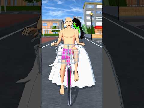 Si Botak dan MB Kunti #sakuraschoolsimulator #shorts