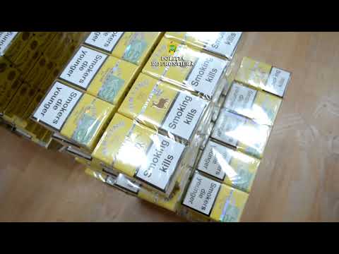 Rozavlea - Țigări de contrabandă confiscate de polițiștii de frontieră