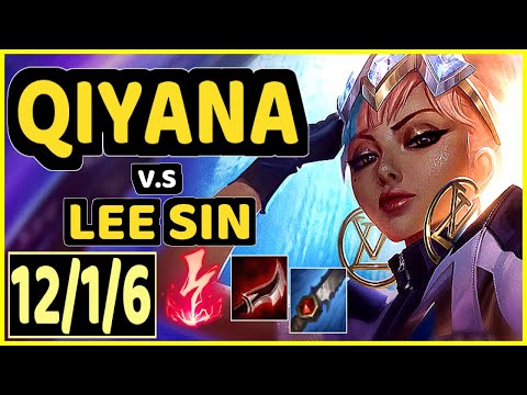 DARDOCH (QIYANA) vs LEE SIN - 12/1/6 KDA JUNGLE CHALLENGER GAMEPLAY - NA