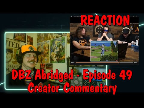 Dragonball Z Abridged Creator Commentary | Episode 49 REACTION