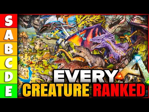 Ranking EVERY Creature in Ark on a TIER LIST