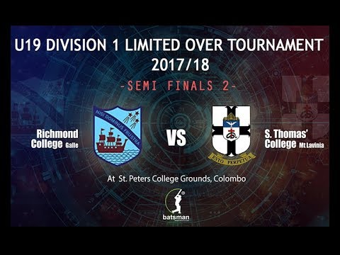 U19 Division 1 Limited Over Tournament - 2017/18 - Semi Finals 2