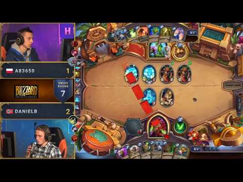 HCT Dreamhack Winter: A83650 vs Danielb - Hearthstone Sweden Grand Prix 2018 | Day 2 Swiss Stage R7
