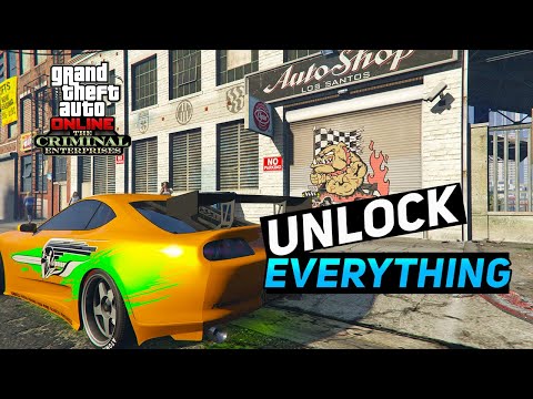 How To Unlock All GTA Online Car Modifications/Upgrades and Resprays