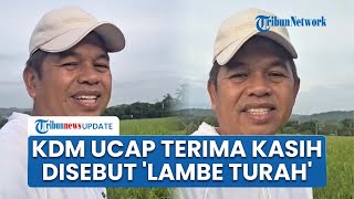 Kang Dedi Berterima Kasih kepada Anggota DPR RI yang Beri Julukan Gubernur Lambe Turah: Baik Sekali