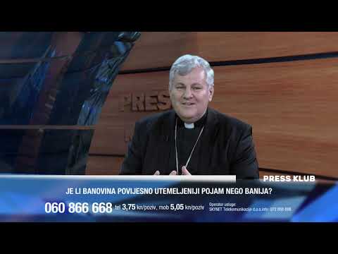 PRESS KLUB TIHOMIRA DUJMOVIĆA - BISKUP VLADO KOŠIĆ (Z1 TELEVIZIJA, 14.1.2021)
