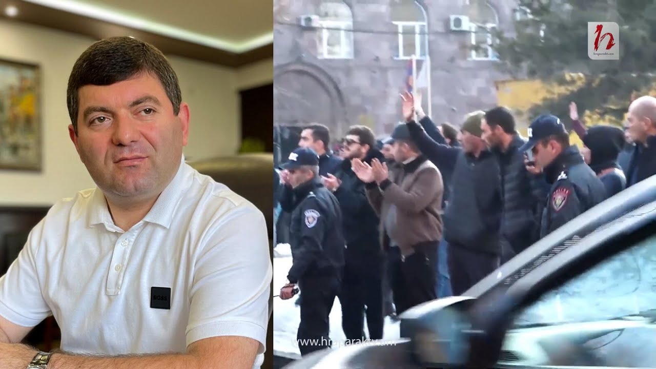 Ինչ կատարվեց, երբ Դավիթ Համբարձումյանի մեքենան դուրս եկավ դատարանի տարածքից