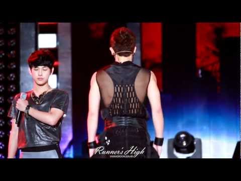 [Fancam] 120925 ZE:A Dongjun - Phoenix + (Talk)