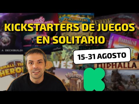 The BEST BOARD GAMES and SOLO TTRPGs in KICKSTARTER from August 15-29 2023