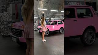 New wheels For my pink Lada Niva
