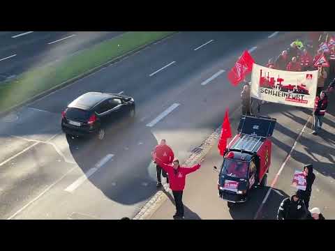 Zentraler Warnstreik Schweinfurt