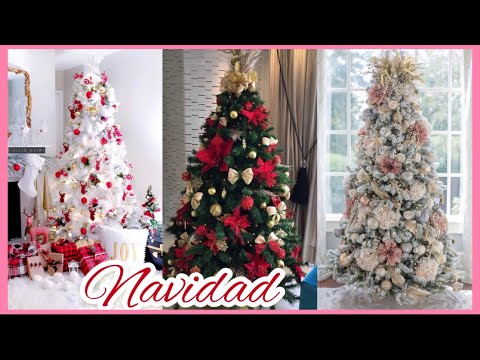 ÁRBOLES DE NAVIDAD 2021-2022 NUEVAS TENDENCIAS DE DECORACIÓN PARA NAVIDAD COLORES DE MODA 2021-2022