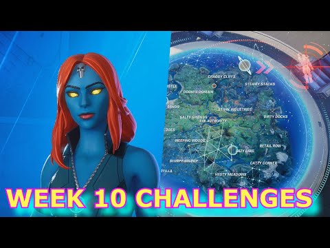 ✅ All Week 10 Challenges Fortnite Season 4 Chapter 2