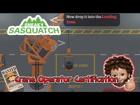 Sneaky Sasquatch - Crane Operator Certificate