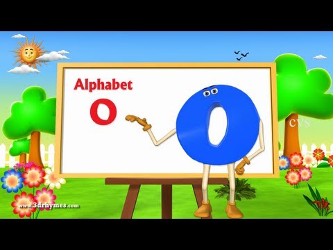 Letter O Song - 3D Animation Learning English Alphabet ABC Songs For children