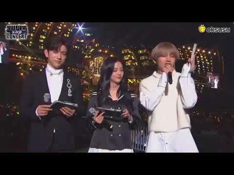V(BTS) presenting the SBS Inkigayo Super Concert