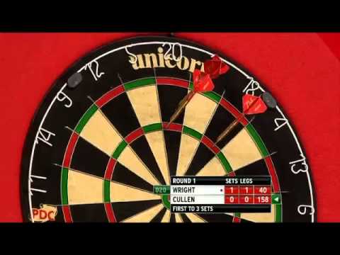 Peter Wright vs Joe Cullen   World Darts Championships 2014 First Round360p H 264 AAC