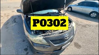 Toyota Camry Rough Idle / Misfire? FIXED! (Code P0302 Explained)