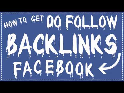 How To Create DOFollow Backlink From FACEBOOK Video
