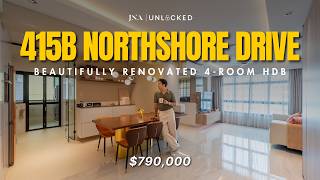 High Floor Corner 4-Room Unit, Dumbbell Layout, Move-In Ready | 415B Northshore Drive
