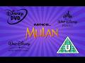 Closing To Mulan Special Edition 2004 UK DVD