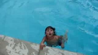 Koyi and Daniela diving