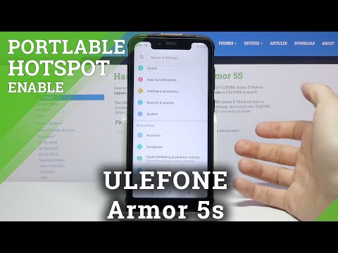 How to Enable Portable Hotspot in ULEFONE Armor 5s – Share Internet Connection