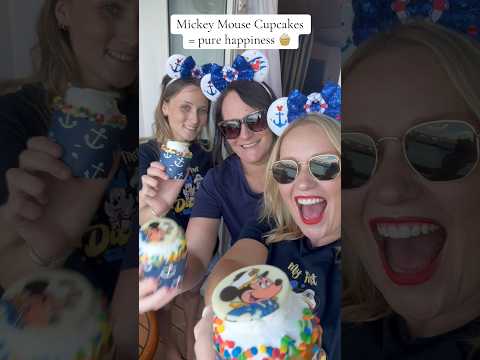 Thumbnail for First moments on the Disney Wonder = magic from the start! How cute are these cupcakes?