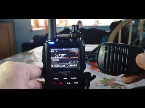 Yaesu FT3D -SSM17a Speaker microphone Test