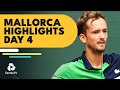 Medvedev Faces Karatsev; Tsitsipas Also In Action | Mallorca 2022 Highlights Day 4