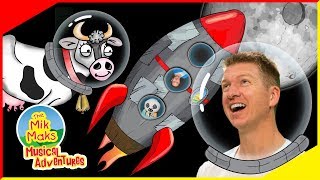 Rocket ship | Space Adventure Song for Kids with Actions | The Mik Maks