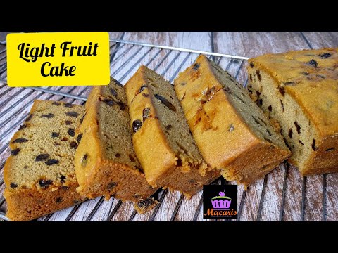 How to make a light fruit cake recipe for christmas