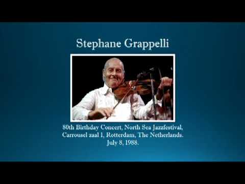 【TLRMC070】 Stephane Grappelli July 8, 1988.