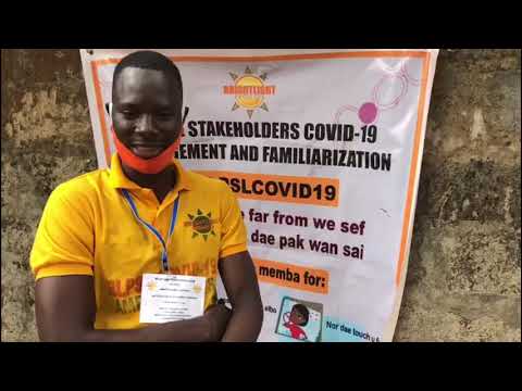 Covid-19 Sensitization  - Lumpa  (Western Area Rural District) Sierra Leone