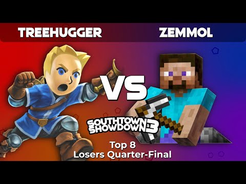 Treehugger VS Zemmol - Top 8 - Losers Quarters - South Town Showdown 3 | SSBU
