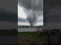 Power lines blown and tornado tearing down houses #shorts #fyp #youtubeshorts #tornado