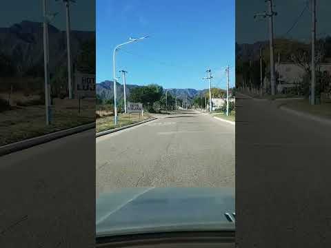 llegando a Luján, provincia de san luis