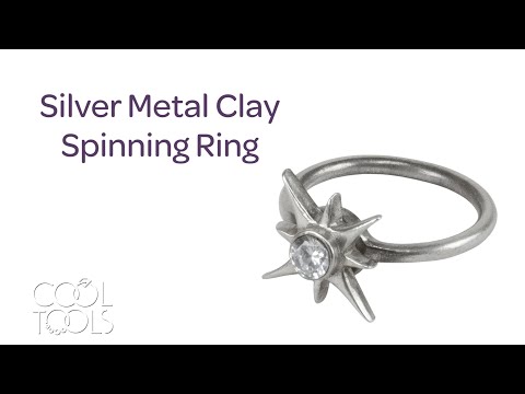 Cool Tools | Silver Metal Clay Spinning Ring by Karen Trexler