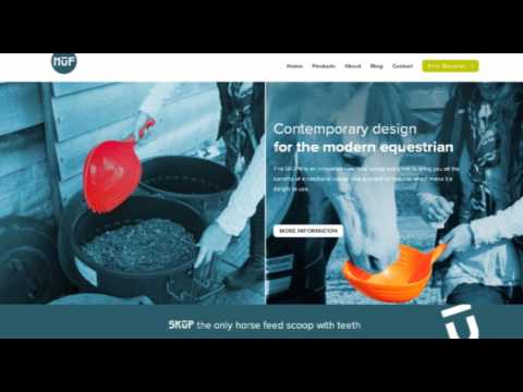 Slide 3 - SKUPS Feed Scoops with Teeth Aqua Blue  (video)