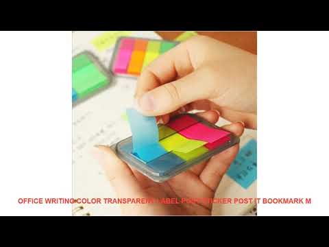 Office Writing Color Transparent Label Post Sticker Post It Bookmark M