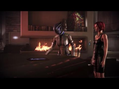 Mass Effect 3 Liara Citadel Shore Leave DLC Scene