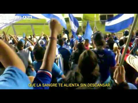 "Yo te sigo a todas partes a donde vas" Barra: La Sangre Azul &bull; Club: Cruz Azul