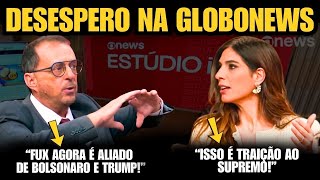 🚨Choro na GloboNews: Fux abandona Moraes e desestabiliza narrativa da bancada 